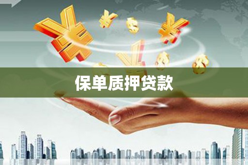 越西保单质押贷款