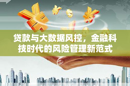 越西贷款与大数据风控，金融科技时代的风险管理新范式