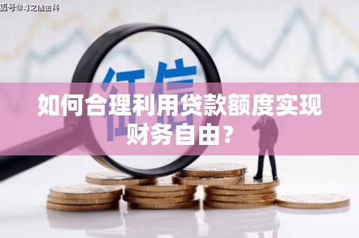 越西如何合理利用贷款额度实现财务自由？