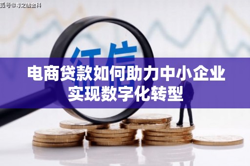 越西电商贷款如何助力中小企业实现数字化转型