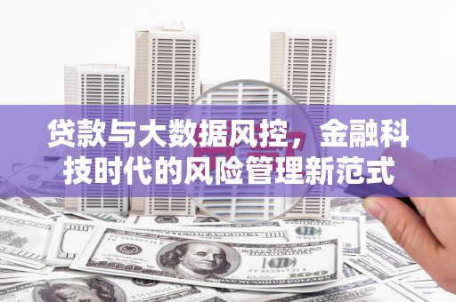 越西贷款与大数据风控，金融科技时代的风险管理新范式