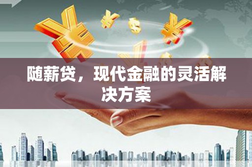 越西随薪贷，现代金融的灵活解决方案