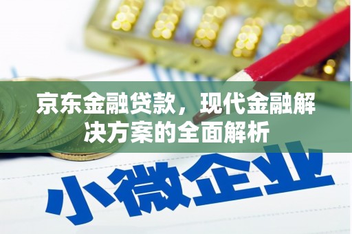 越西京东金融贷款，现代金融解决方案的全面解析
