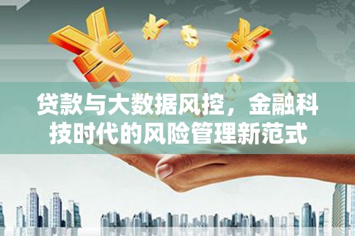 越西贷款与大数据风控，金融科技时代的风险管理新范式