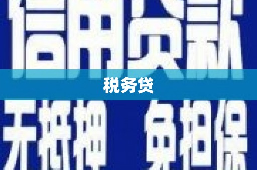 越西税务贷