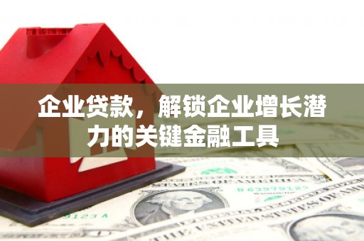 越西企业贷款，解锁企业增长潜力的关键金融工具