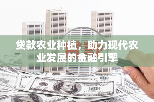 越西贷款农业种植，助力现代农业发展的金融引擎