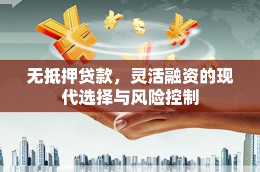 越西无抵押贷款，灵活融资的现代选择与风险控制