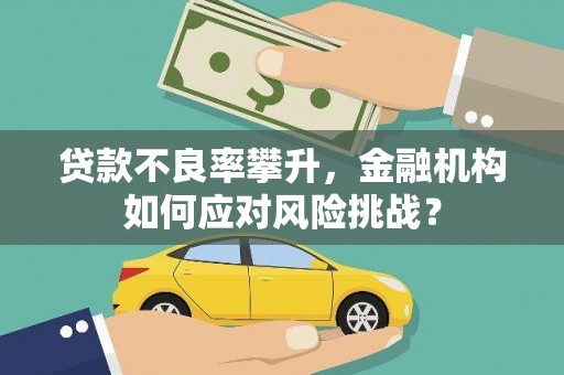 越西贷款不良率攀升，金融机构如何应对风险挑战？